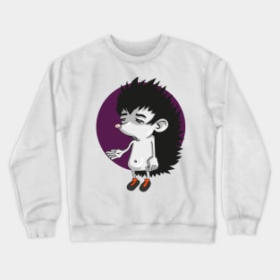 beggar hedgehog Crewneck Sweatshirt